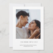 LGBTQ写真モダン日付の保存 セーブザデート (裏面)