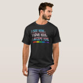 LGBTQ同盟ゲイPrid Tシャツ (正面フル)