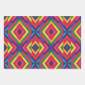 LGBTQ国旗の色パターン1 ラッピングペーパーシート (正面3)