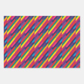 LGBTQ国旗の色パターン1 ラッピングペーパーシート (正面2)