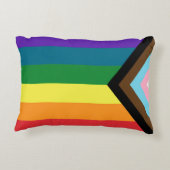 LGBTQ国旗 アクセントクッション (裏面)