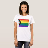LGBTQ国旗Tシャツ Tシャツ (正面フル)