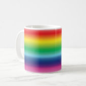 LGBTQ平等レインボープライドカラー – コーヒーマグ コーヒーマグカップ (正面左)