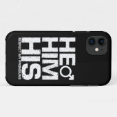 LGBTQ彼は私のジェンダーの代名詞を尊重する Case-Mate iPhoneケース (裏面(横))