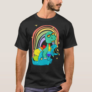LGBTQ恐竜TレックスDinoの衣装 Tシャツ