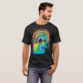 LGBTQ恐竜TレックスDinoの衣装 Tシャツ (正面フル)