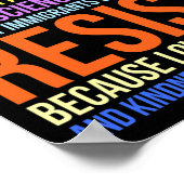 Lgbtq扱いにく人権科学は親切なFuに抵抗 ポスター (角)