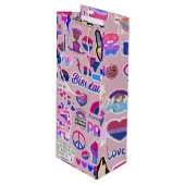 LGBTQ抱き枕 ワインギフトバッグ (正面アングル)