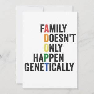 LGBTQ採用ファミリーはGeneticaだけではない 案内状