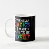 LGBTQ権利活動家ギフトプライド月間LGBT _1 コーヒーマグカップ (左)