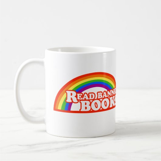 LGBTQ権利禁止読本 コーヒーマグカップ (左)