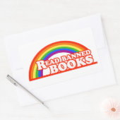 LGBTQ権利禁止読本 長方形シール (封筒)