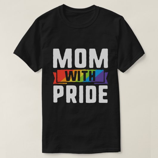LGBTQ母親同盟ママとプライド月 Tシャツ (デザイン正面)
