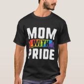 LGBTQ母親同盟ママとプライド月 Tシャツ (正面)