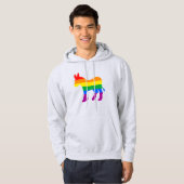 LGBTQ民主党プライド パーカ (正面フル)