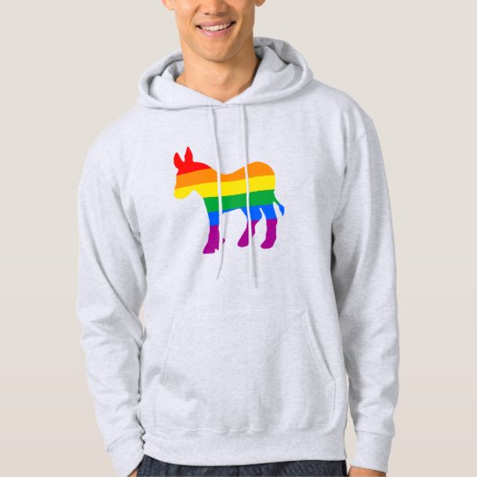 LGBTQ民主党プライド パーカ (正面)