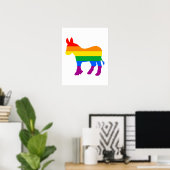 LGBTQ民主党プライド ポスター (ホームオフィス)