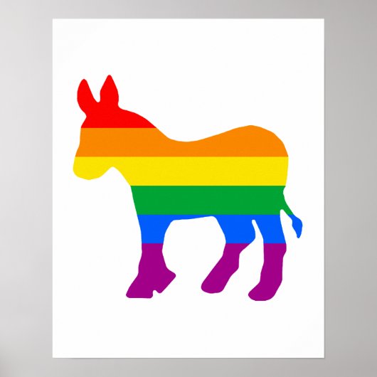 LGBTQ民主党プライド ポスター (正面)