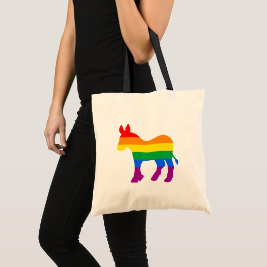 LGBTQ民主党員プライド トートバッグ (正面(商品))