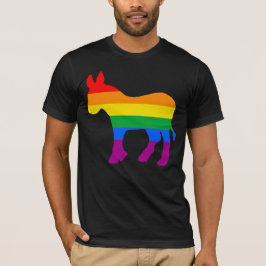 LGBTQ民主党員プライド Tシャツ