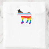 LGBTQ民主党員 ラウンドシール (バッグ)