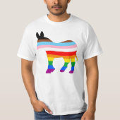 LGBTQ民主党員 Tシャツ (正面)