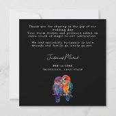 🌈LGBTQ永遠の結束に感謝結婚。 サンキューカード (裏面)