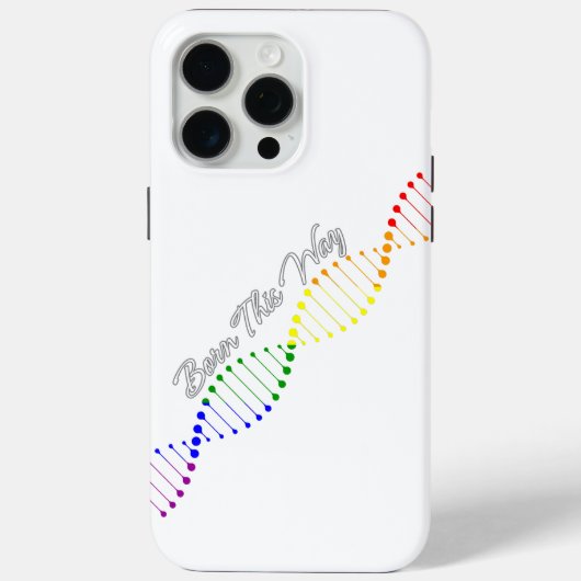 LGBTQ生まれプライドDNAレインボー平等 Case-Mate iPhoneケース (裏面)