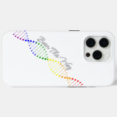 LGBTQ生まれプライドDNAレインボー平等 Case-Mate iPhoneケース (裏面 (横))