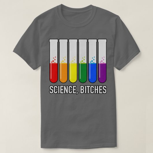 LGBTQ科学デザインゲイ科学者1335 Tシャツ (デザイン正面)