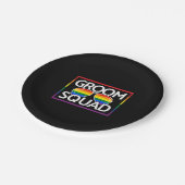 LGBTQ結婚のゲイプライドマッチング運動士分隊 ペーパープレート (アングル)