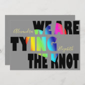 LGBTQ結婚の セーブザデート (正面/裏面)