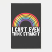 LGBTQ考えのプライド月も無理 ポストイット (正面)