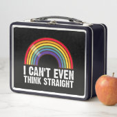 LGBTQ考えのプライド月も無理 メタルランチボックス (インサイチュ)