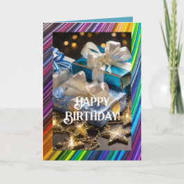 LGBTQ誕生日カード、5" x 7"折り畳みグリーティングカード カード