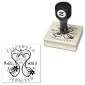 LGBTQ転がトイレ紙で日転が付を保管 ラバースタンプ (押印)