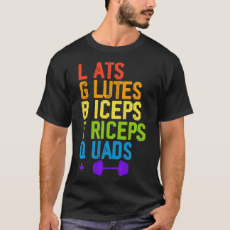 LGBTQ重量挙げラツグルテジツビスコップQua Tシャツ