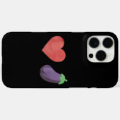 LGBTQ+ なすびが大好きな人へ ギャグ グッズ Case-Mate iPhoneケース (裏面 (横))
