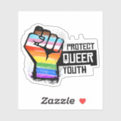 LGBTQ+の若者を守ろうステッカー シール (シート)