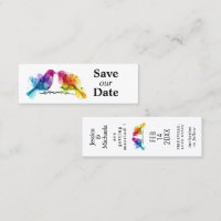 LGBTQ+は日付を保存🌈予算レインボーロブバード