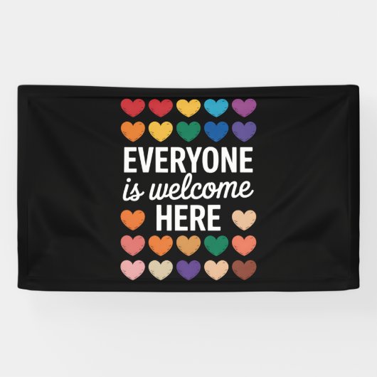 LGBTQ+ みんな歓迎 横断幕 (横)