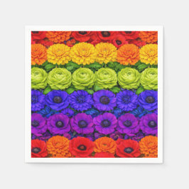 🌈LGBTQ+を応援！ Flourish Together  スタンダードカクテルナプキン