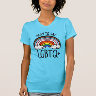 LGBTQ+を肯定するデザインやLGBTQ+コミュニティに関連する商品を表現する際に、「ゲイはOK( Tシャツ