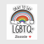 LGBTQ+を認める シール (シート)