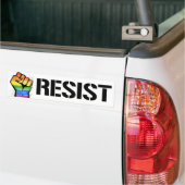 LGBTQ+ アクティビズム バンパーステッカー (トラック上)