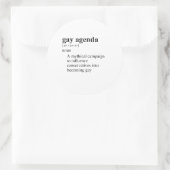 LGBTQ+ アジェンダ ラウンドシール (バッグ)