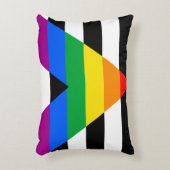 LGBTQ+ アライフラグ アクセントクッション (正面(垂直))