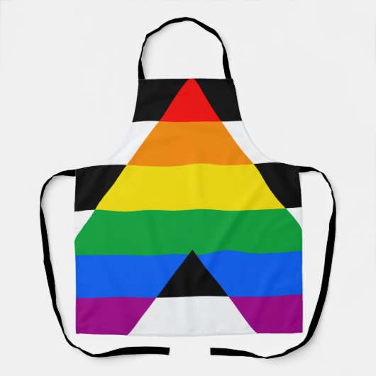 LGBTQ+ アライフラグ エプロン (正面)