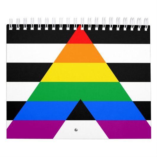 LGBTQ+ アライフラグ カレンダー (カバー)