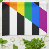 LGBTQ+ アライフラグ キッチンタオル (折り畳み)